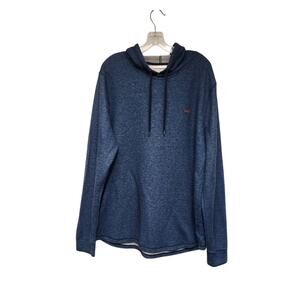 Levi's Strauss Blue Long Sleeve Hooded Pullover Sweatshirt Size XL